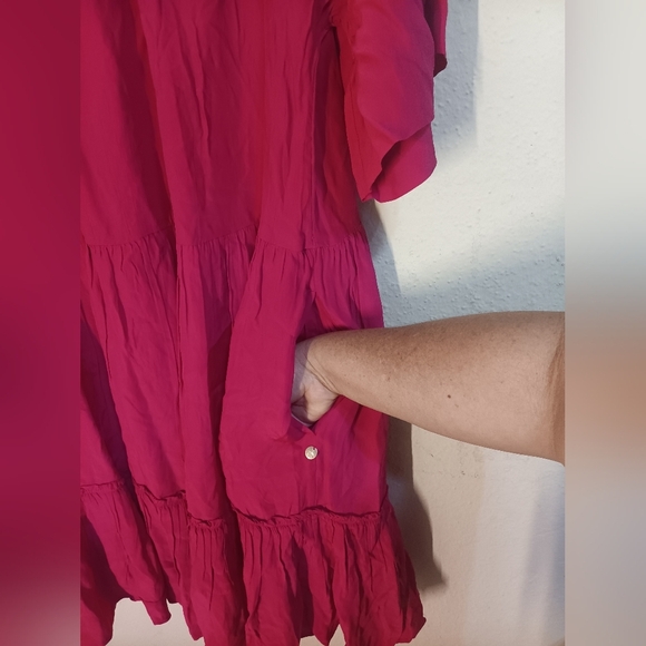 Scotch & Soda Vibrant Red Midi Dress - Picture 8 of 11